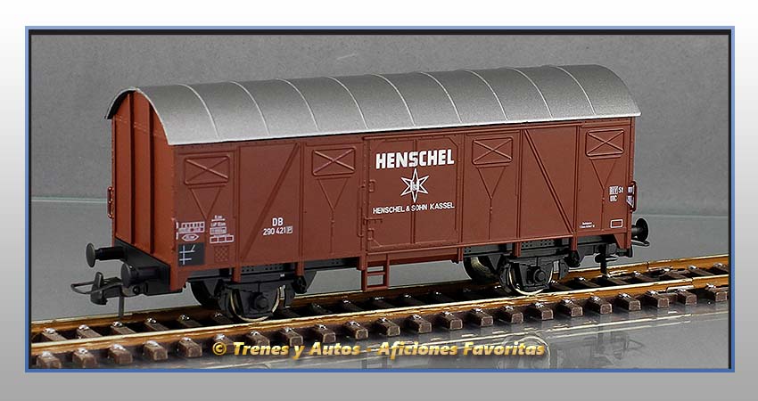 Vagón cerrado Henschel - DB